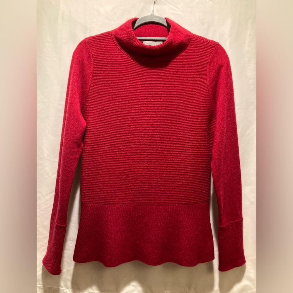 Red Cashmere Sweater Size Medium